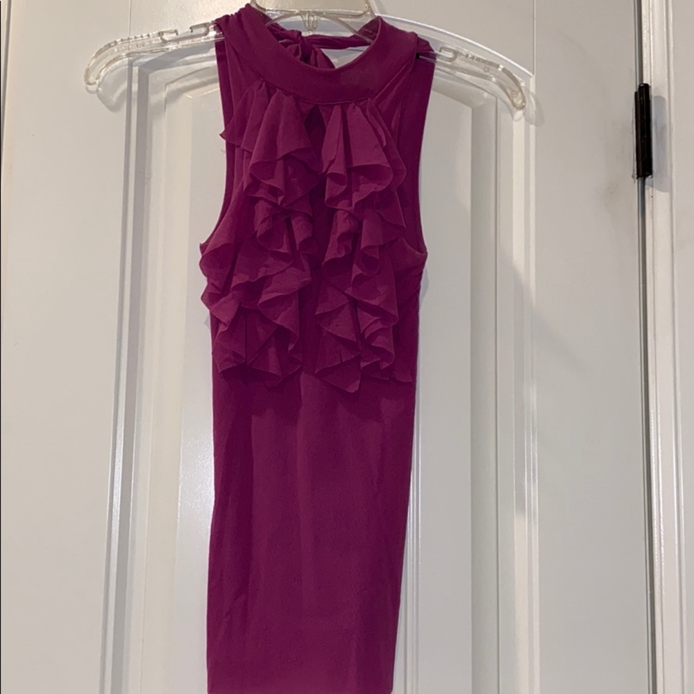 Ruffled halter